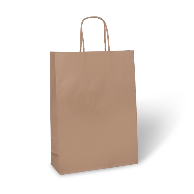 2 Bottle Bag - Paper Twist Handle